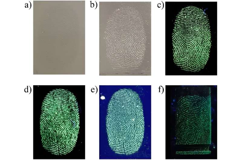 Fluorescent nanomaterial could transform how we visualize fingerprints